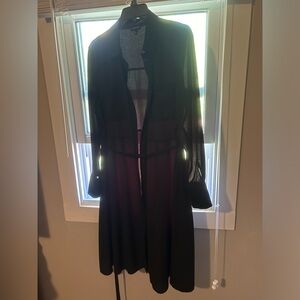 Black, long sleeve dress